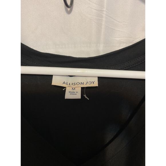 Allison Joy Black Tank Size Medium Excellent - Picture 6 of 8